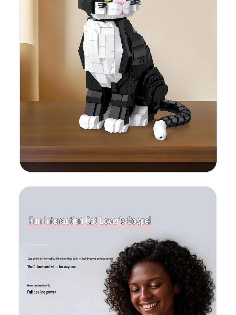 BeleDi Adorable Pet Building Blocks: Husky, Cat, Dog Educational Toy & Gift