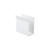 Yamazaki Jitsugyo 5026 Magnetic Tray Holder White Approx. W15XD6.5XH15cm Plate Kitchen Tray Storage Round Tray Storage