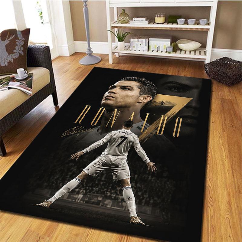 Cristiano Ronaldo Carpet Rug for Living Room Bedroom Home Sofa Decoration,Kids Play Non-slip Floor Mat