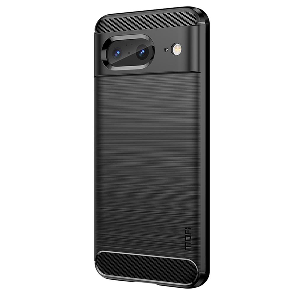 MOFI JK TPU Series-1 For Google Pixel 8 Carbon Fiber Brushed Soft TPU Phone Case Cover