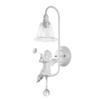 Angel Wall Lamp, 220V Kinkiet for Kids Room, Single Night Lamp Night Lamp, White Kinkiet Distribution Light Source