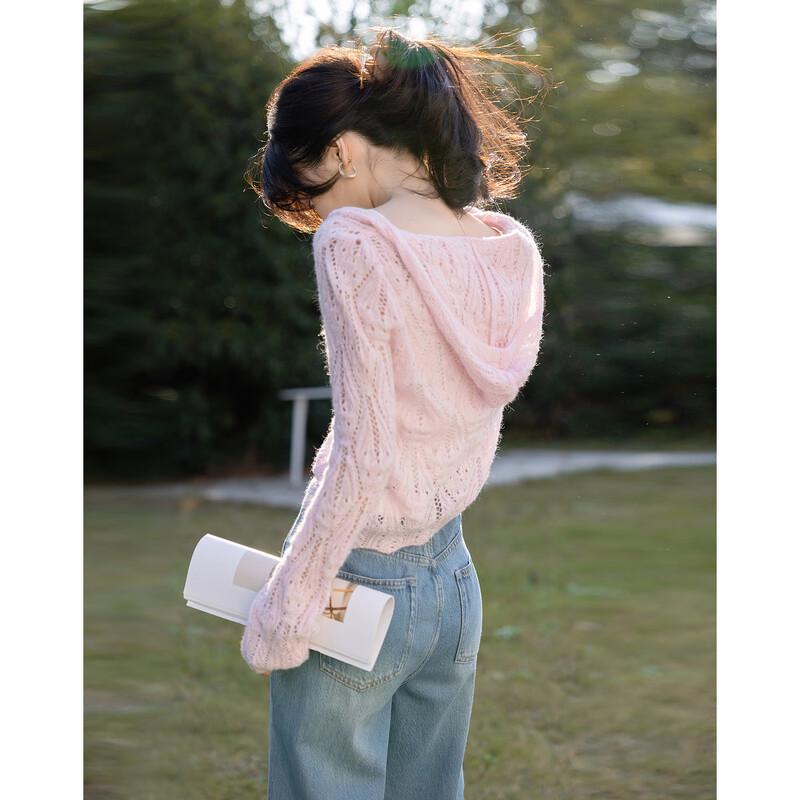 Women's Wool Blend Cable Knit Cardigan