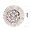 Table Decoration Handwoven Macrame Coasters Cotton Rope Braided Placemats Cup Pad Table Decor Heat Resistant Table Mat Cup