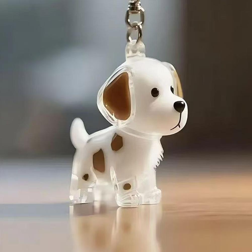 Dog Hair Storage Cute Pendant Keychain Bag Pendant Collection Capsule Cartoon Dog Hair Storage A7K5