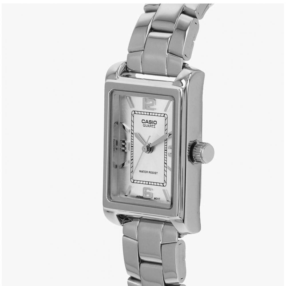 Casio Ltp 1234dd 7adf  Ltp 1234dd 7a  Analogové Čtvercové Sat Studentské Dámské Kovové Hodinky