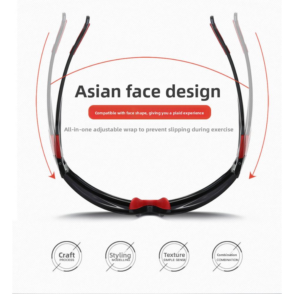 Color-changing glasses Men's polarized sunglasses Cycling glasses Outdoor sports glasses Sunglasses Men's UV protection