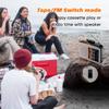AM/FM Rádio Magnetofón Prehrávač Rekordér Prenosný Konvertor Kazetovej Pásky na MP3 S Reproduktorom Uloženie na TF kartu