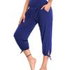 Fashion Personality Punk Elegant Women's Yoga Pants Loose Comfort and Casual Cropped Pants Knitting Jogger Pants