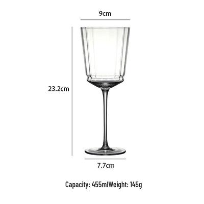 Shangqi French Romantic Prism Wine & Cocktail Goblet Set