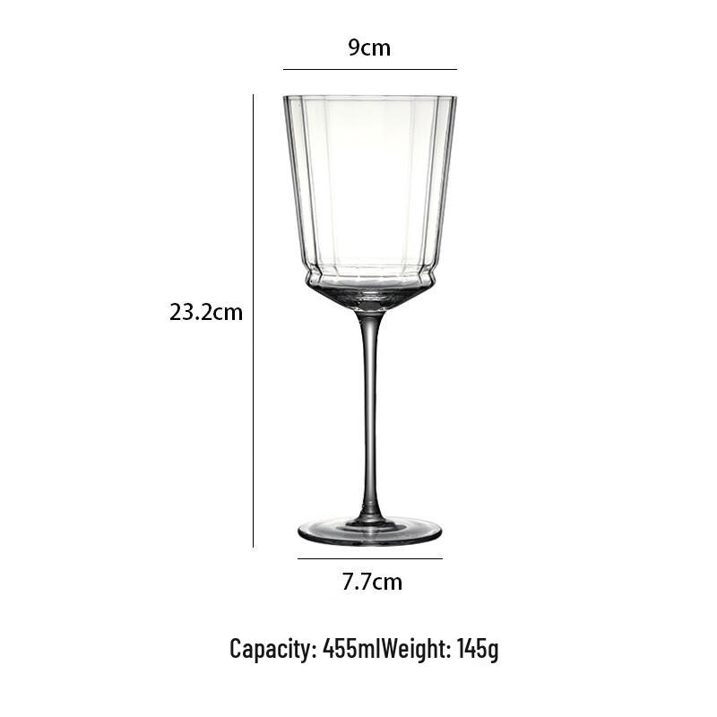 

Shangqi French Romantic Prism Wine & Cocktail Goblet Set