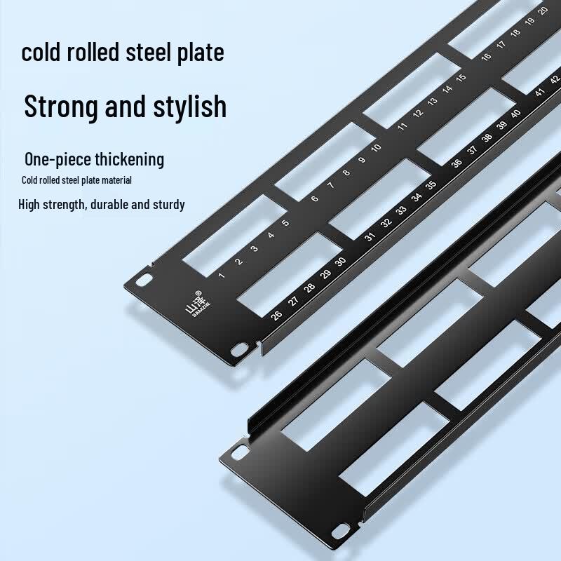 SAMZHE 50-Port Modular Voice Patch Panel