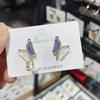 Korean Fashion Asymmetric Butterfly Earrings For Women Cute Sweet Rhinestone Pearl Pendant Earrings Lady Girl Party Jewelry Gift