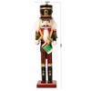 Christmas Nutcracker Ornament 12 inch Traditional Painted Wooden Nutcracker Soldier Doll Nutcracker Figures Holiday Party Tabletop Christmas