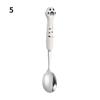 Simpatico gatto artiglio cucchiaio forchetta manico in ceramica stoviglie in acciaio inossidabile 304 cucchiaio forchetta bacchette simpatico cartone animato stoviglie per bambini