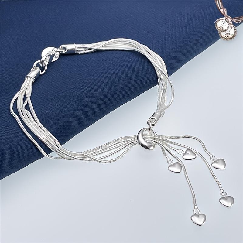 New Charms   Copper Temperament Heart Bracelet for Women Affordable Jewelry Accessories Fashion Party Wedding Gift