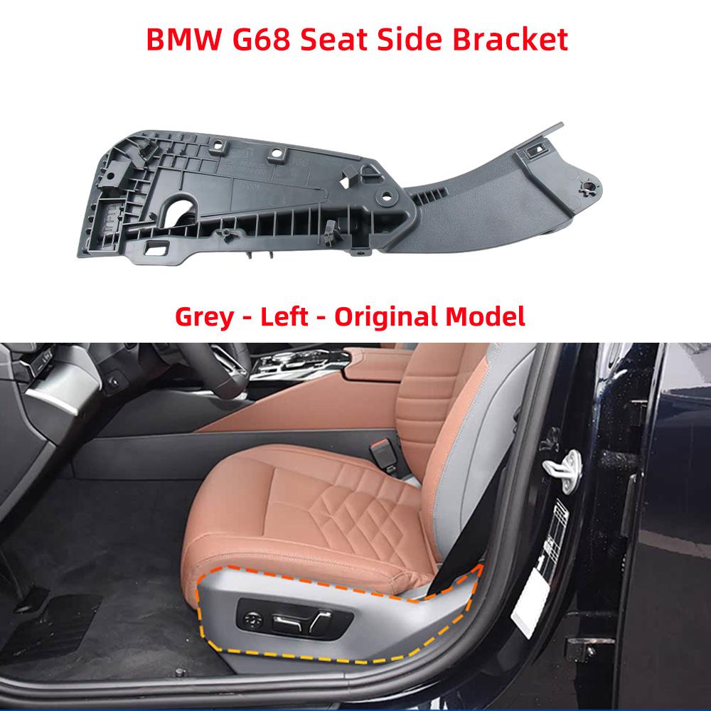 52105B360D1 Black Car Front Left Right Seat Side Support Frame Panel Bracket Cover Replacement For BMW 5 Series G68 2026-2026