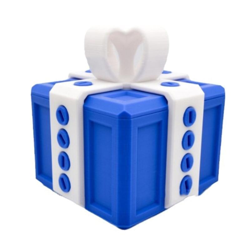 Unique Prank Storage Box 3D Printed Puzzle Box with Screws Prank Gift Box Funny Gift Box Desk Ornament