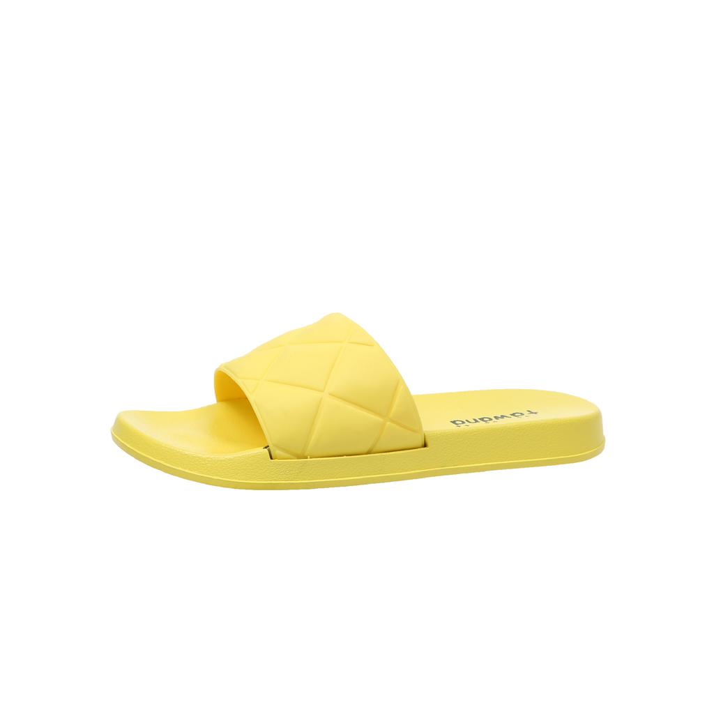 New Thai Hot Selling Slippers, Women's Candy Colored Beach Shoes, Casual Plaid Flat Sandals