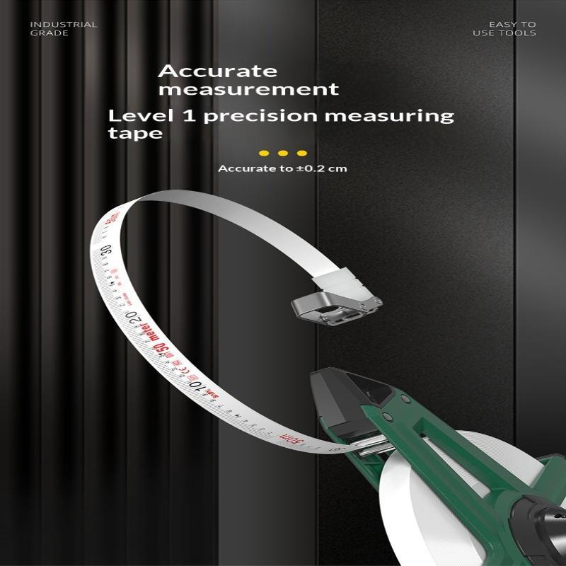 Open Glass Fiber Tape Measure Student-friendly Measuring Tool 30/50/100m for School Engineering Course Practical Training Use