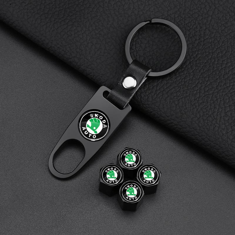 Car Braided Rope Keychain Keyring Key Holder Couple Gifts for Skoda SCALA Superb Octavia 2 3 A4 A5 Fabia Kamiq Kapoq Kodiaq Rapid