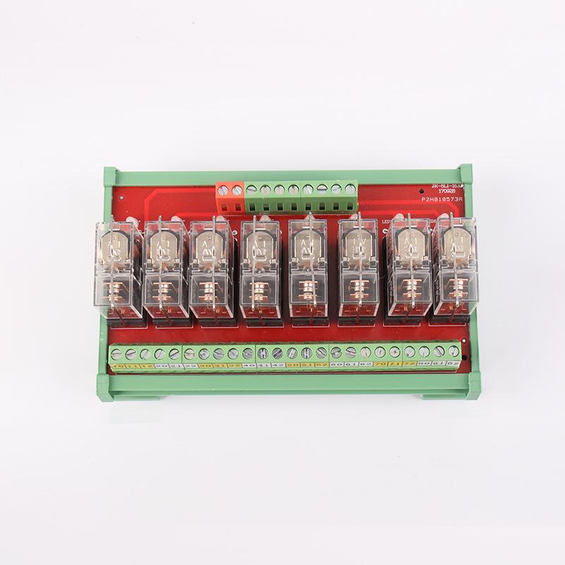 8-Way Relay Board: Compatible with Ohm Module, PLC Amplifier, JR-8L1/24VDC Output Module