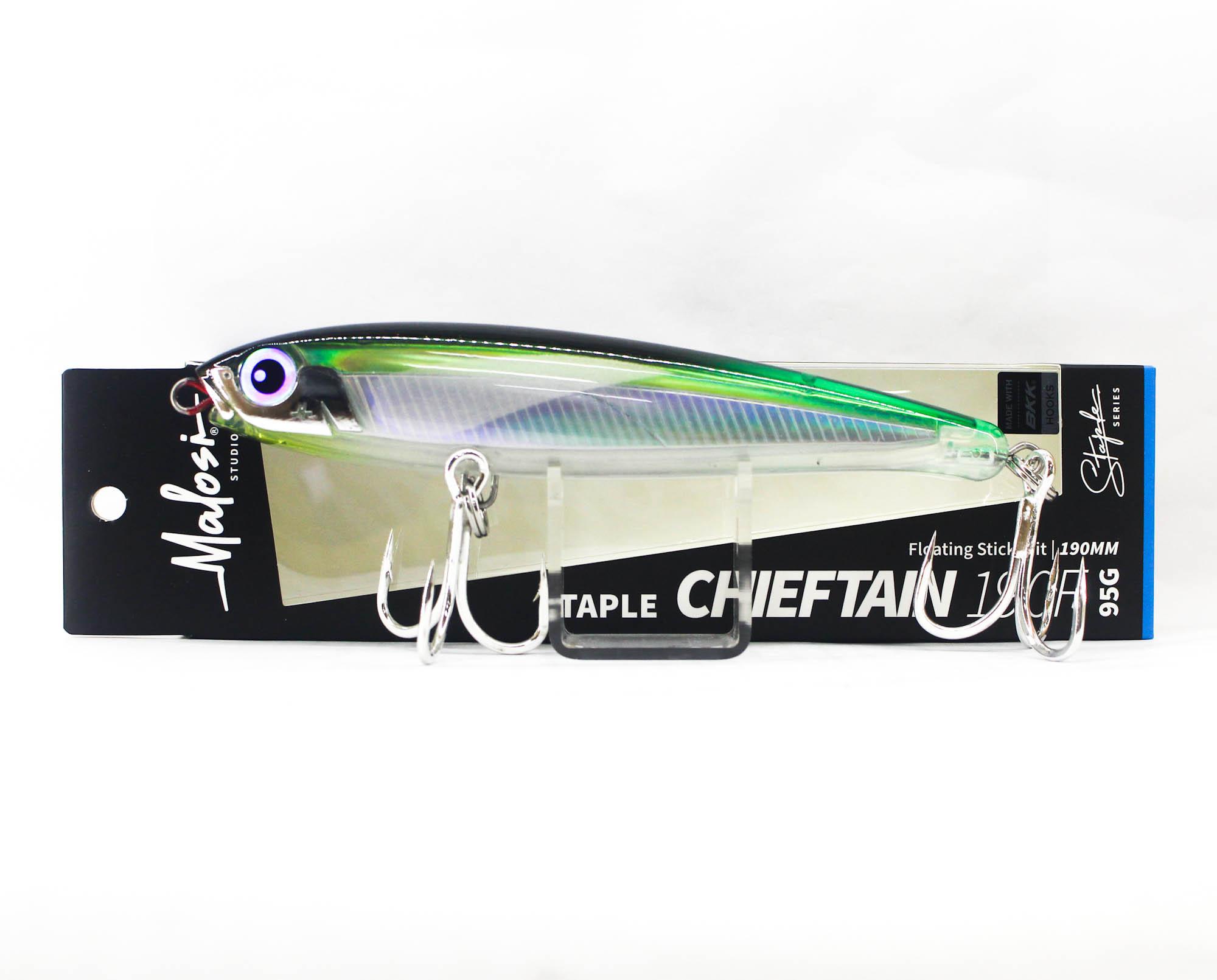 Malosi SCH190F-ED Staple Chieftain 190F Floating Lure Emerald (2768)