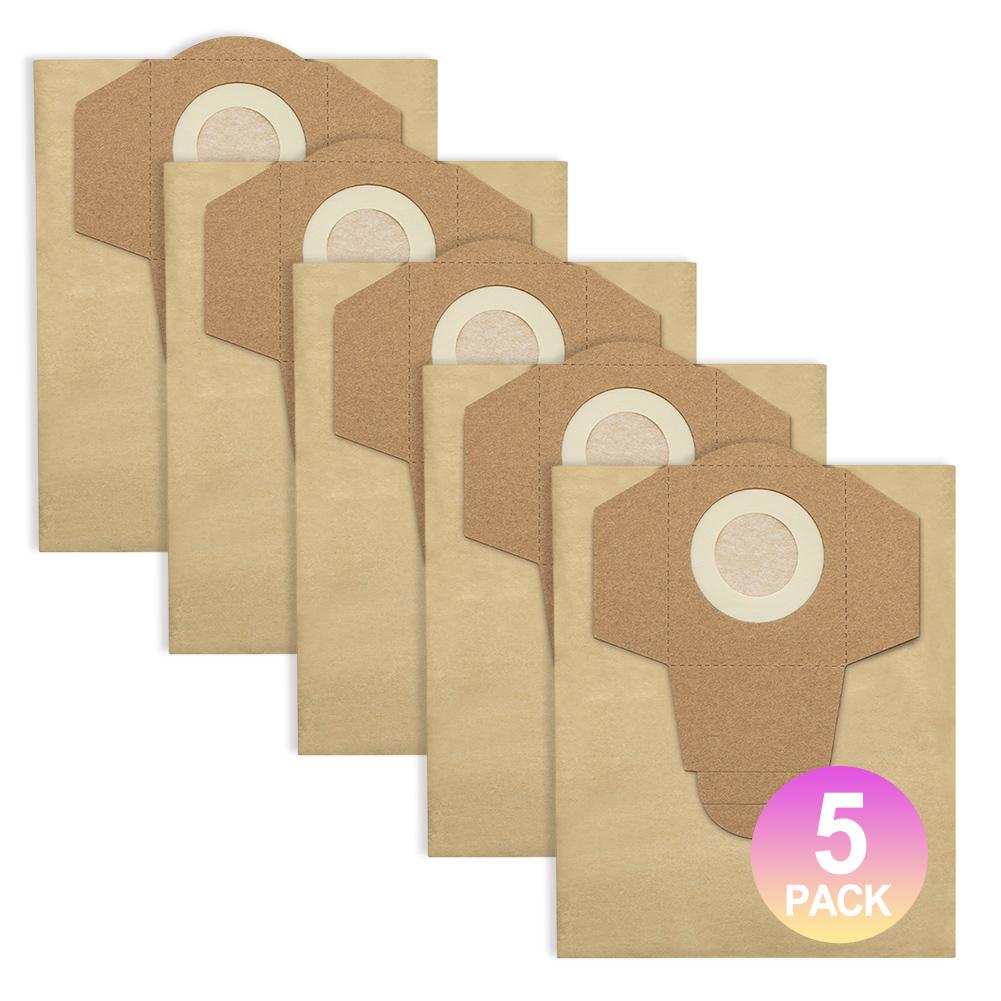 

20L For Einhell Wet & Dry Vacuum Bags (Pack Of 5) For BT-VC 1250S Cleaner Cloth Dust Bag Vacuum Filter Bag Accessories