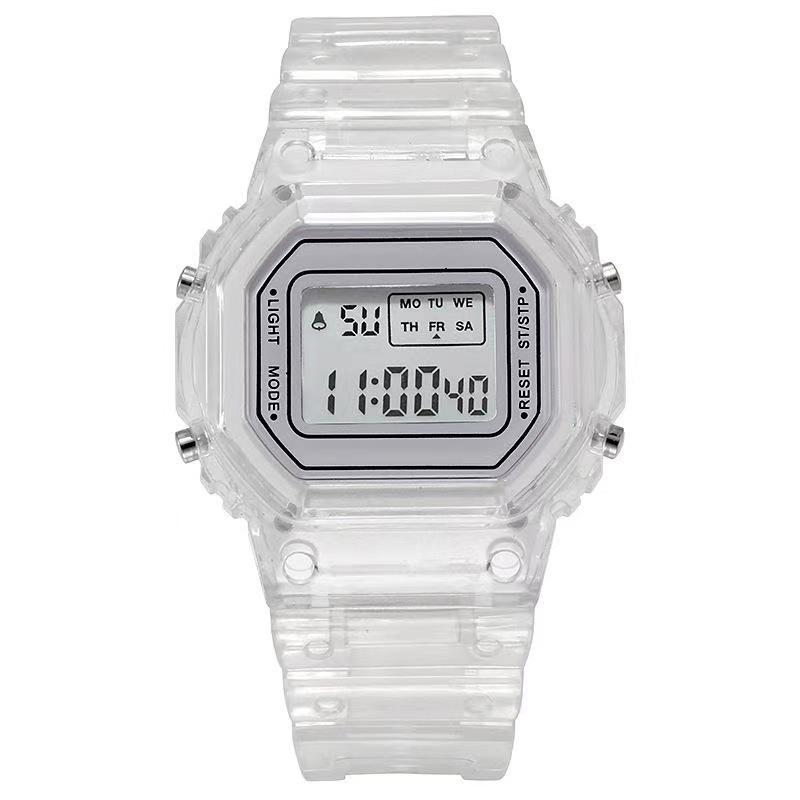 Women's Trending Sport LED Waterproof Square Watch