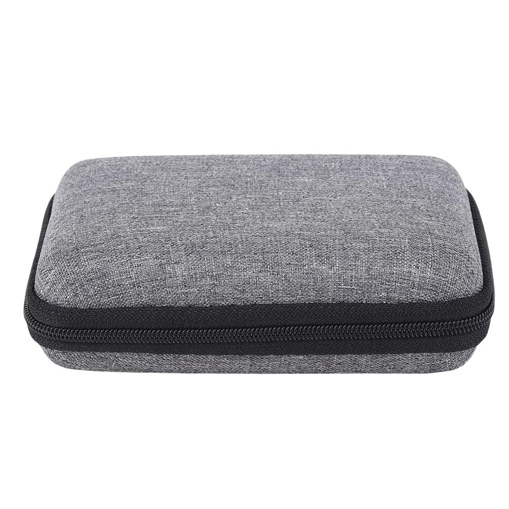 Small Earphone Storage Bags Shockproof Mini Tech Gadgets Portable Case with Mesh Pocket Charger U Disk Zipper Pouch Anti-scratch