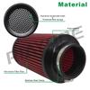 3" 3,5" 4" High Flow Kegel-Luftfilter Wiederverwendbar Universal für Auto Motor Lufteinlass 76mm 89mm 101mm Sport Kaltluftansaugung Kegel-Luftfilter
