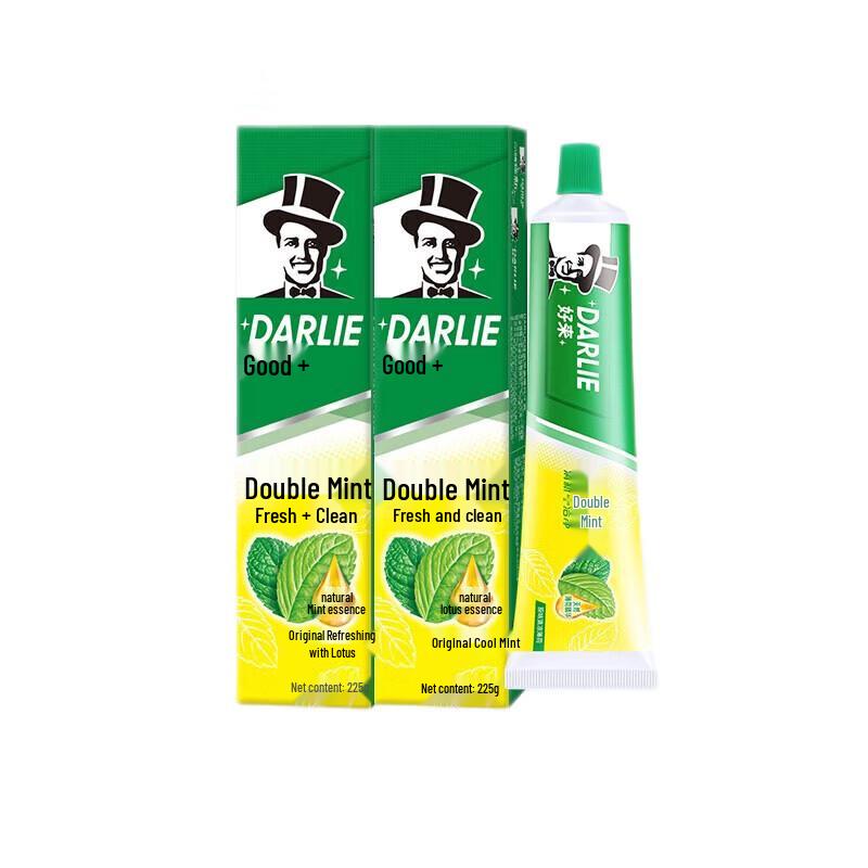 DARLIE Double Action Double Mint Toothpaste 225g x 2 Pack