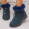 2025 New Women's Snow Boots Winter Warm Short Boots Piled Thickened Northeast Cotton Shoes Large Size Women's Shoes