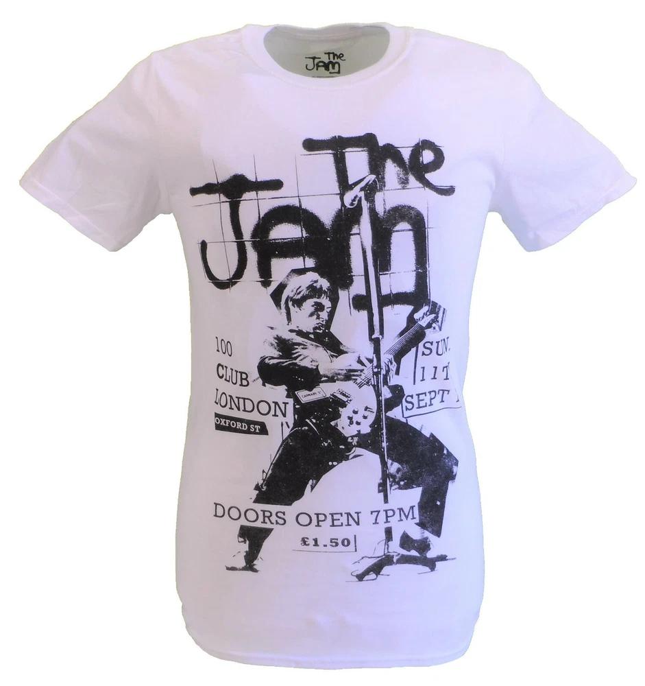Unisexs White Official The Jam 100 Club T Shirt S