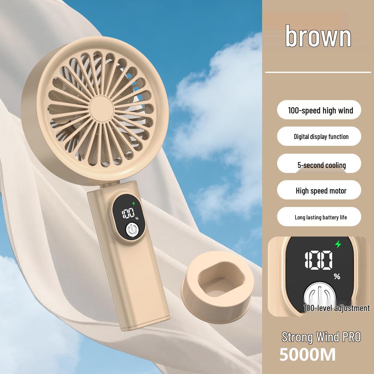 Portable USB Mini Fan: Silent, Strong Wind, Perfect for Dorms & Kids Mini
