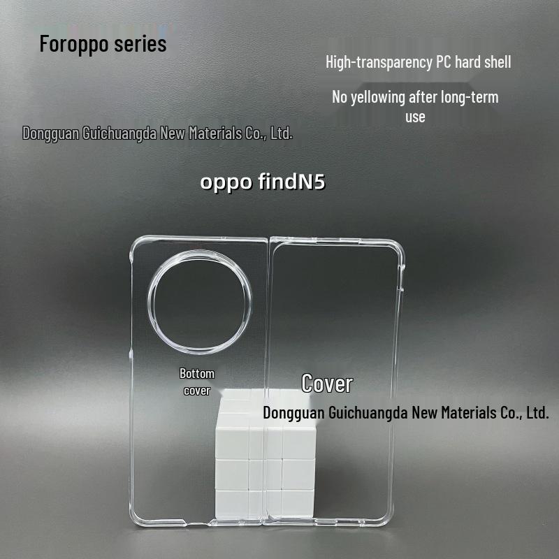 Прозрачный противожелтеющий жесткий чехол для телефона Oppo Find N5/N3 Oppo Find N3