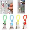 {MX} 1/8/10Pcs Braided Cotton Loop Metal Towel Clip Towel Clips  Bathroom Kitchen Hand Towel Clamp Hat Hanger Storage Holder