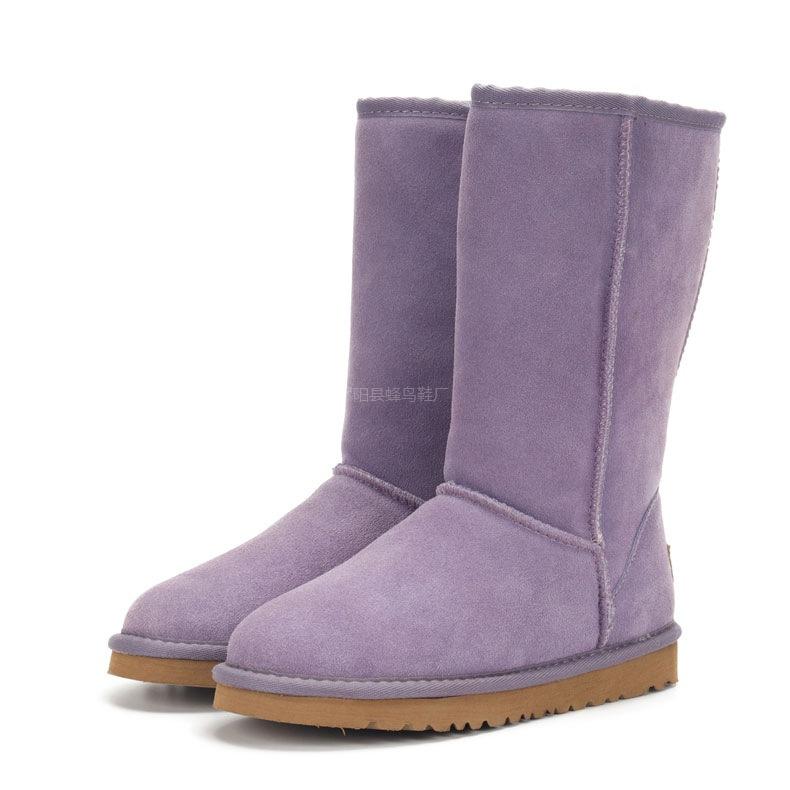 5815 Höga Snöstövlar Fleece Förtjockade Sangpo Snöbomullsstövlar Snöskor Fluffiga Stövlar