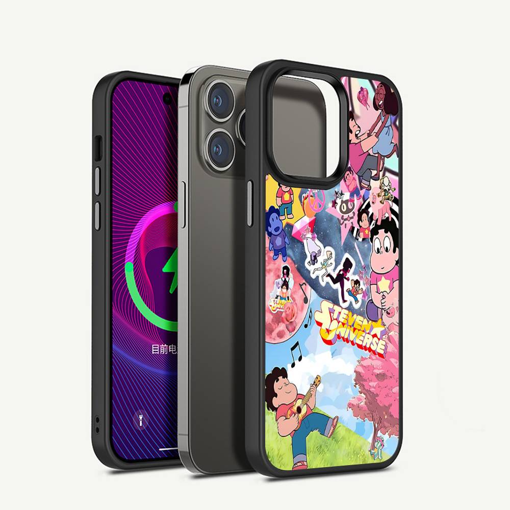 

S-Steven U-Universe Cartoon Anime Phone Cover For IPhone 17 16 15 14 13 12 11 Pro Max Mini For Magsafe Magnetic Wireless Charge iPhone 16 pro