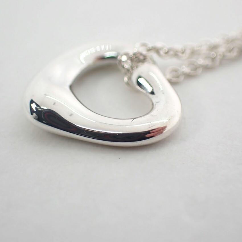 [Folosit] TIFFANY/Pandant/Colier Tiffany 925 cu inimă deschisă/g486-95