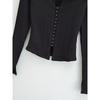 Kaslead Fashion Style Texture Tight Long Sleeves T-shirt