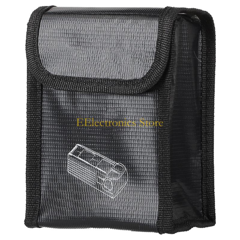 B03C Battery Bag Battery Portable Carrying Case Safety Storage Heat Resistant