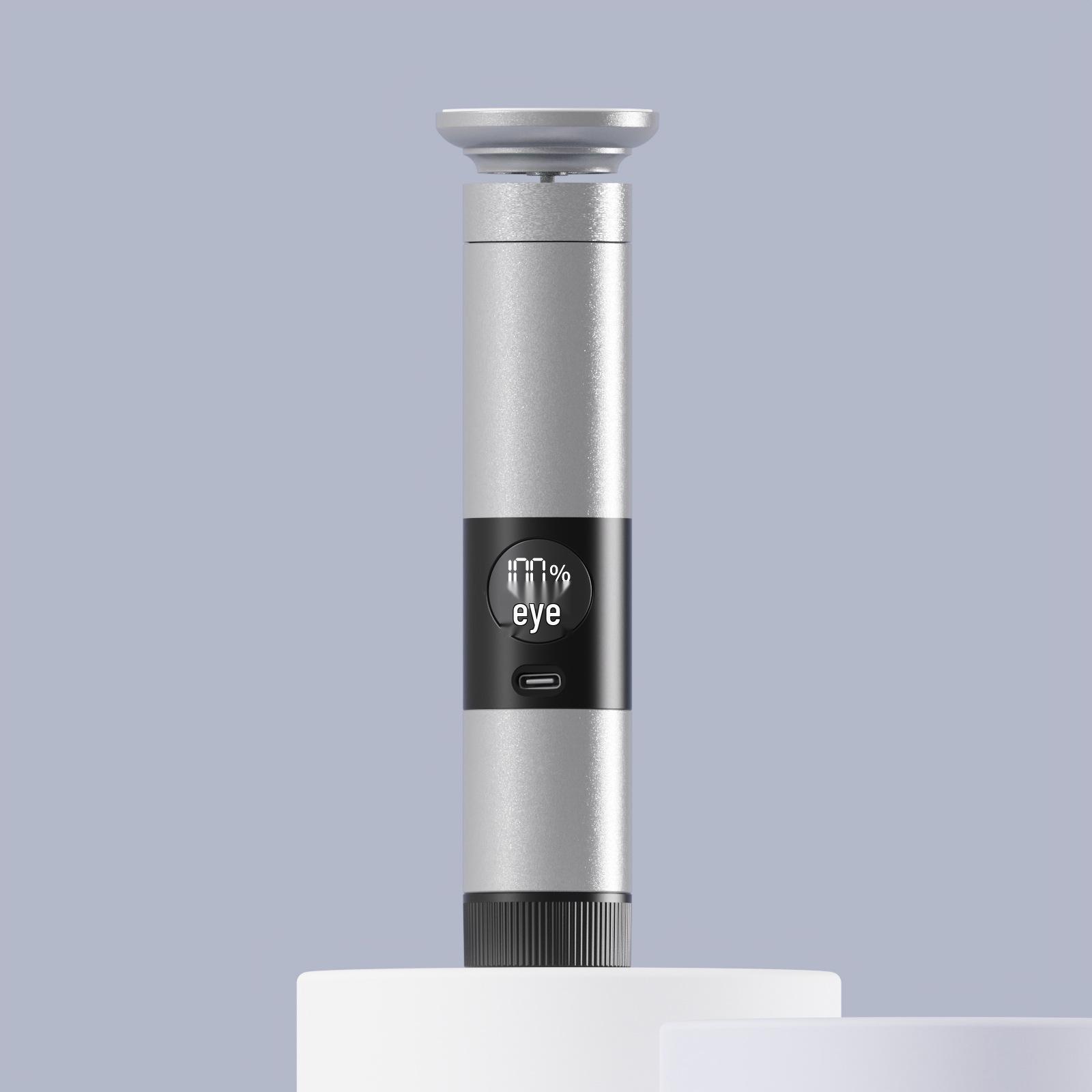 

Rechargeable Electric Foot Grinder: Two-in-One Metal Exfoliating & Pedicure Tool серебряный