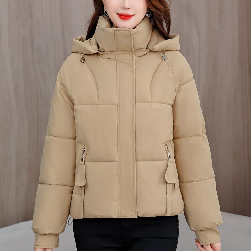 Fashion Winter Short Coat Female Warm Parkas Hooded Casual Thick Women Jackets