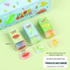 Creative Scented Fruit-Filled Jelly Eraser - Student-Specific, Sliceable, Clean, Ideal for Kids.