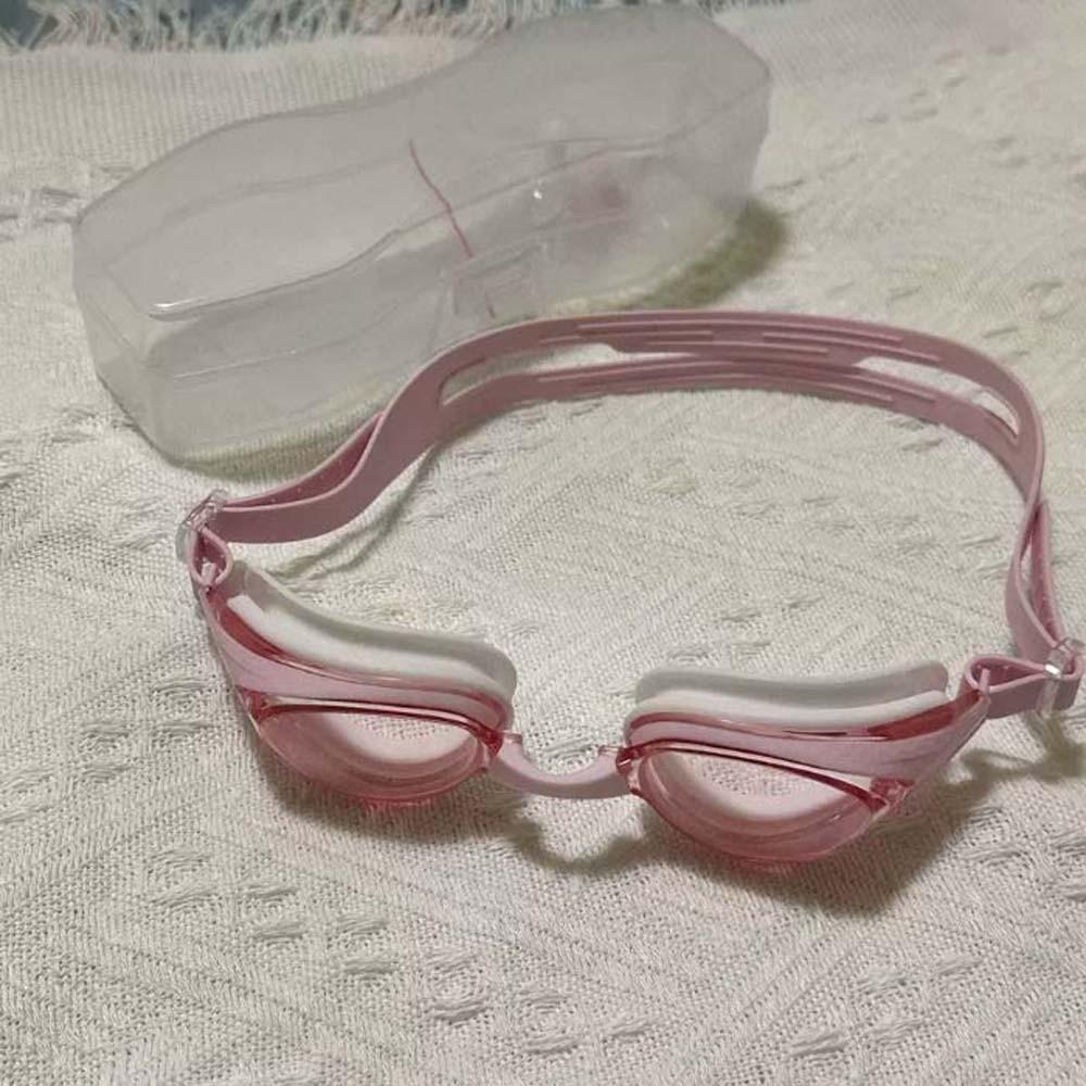 Waterproof Contrast Color Swim Glasses TPU Big Frame Anti-fog Swim Eyewear Swimming Goggles  Women