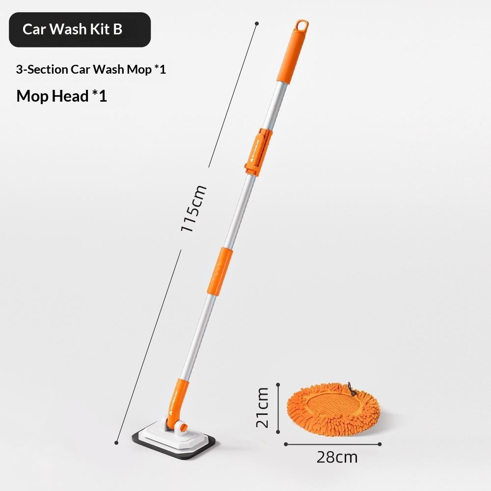 Special Brush for Car Washing Mop with Curved Rod