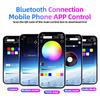 KXQH9 Car Neon Lighting Kit 5M APP Control Auto Decorative Lamp For BMW X5 E53 E70 F15 G05 E84 F48 F49 F39 E83 F25 G01 F26 G02 E53 E70