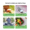 ZISIZ Disposable 3-Compartment Food Container