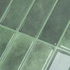 Rectangular Tile 10 pcs Dark Green 29 x 23 x 0.08 cm