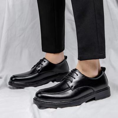 Social Shoe Male Leather Casual Round Toe Spring Autumn Legitimate Luxury Designer  Style Gentleman New Men's Formal Shoes